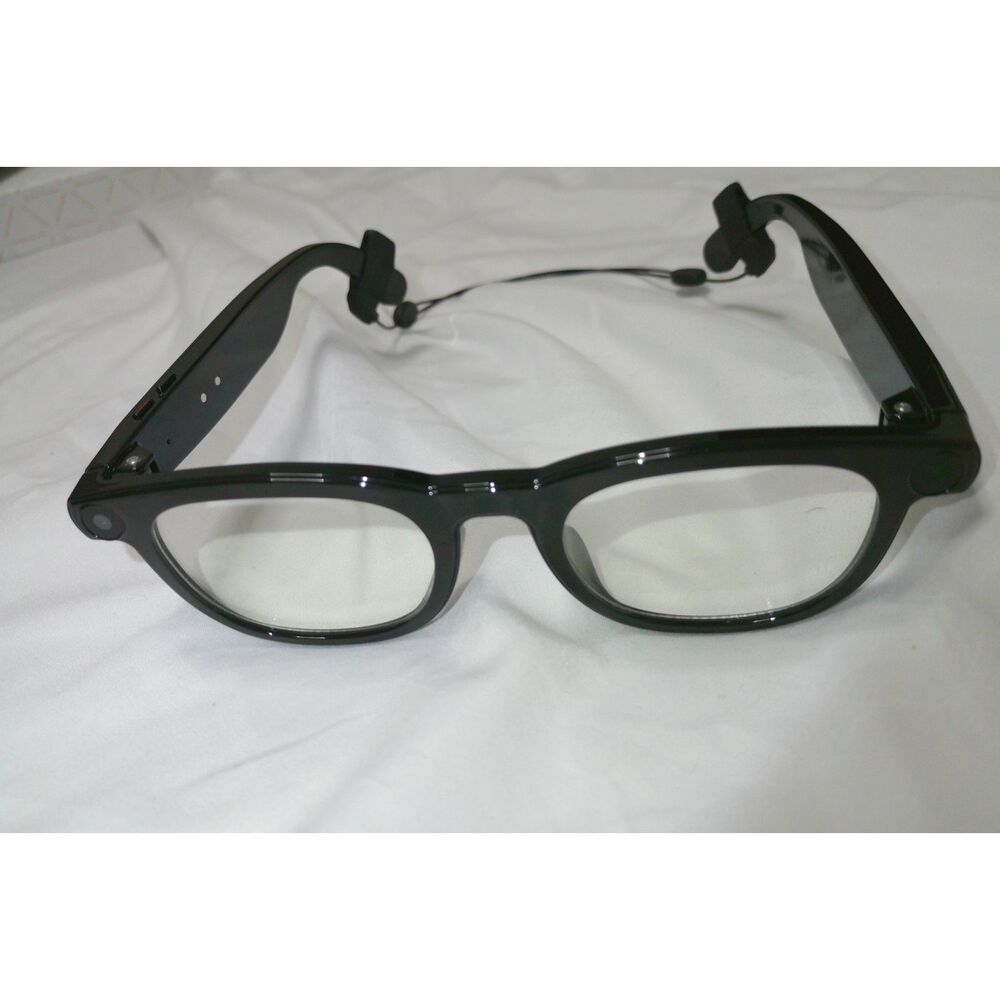 AI Smart Glasses w Camera 1080P Video Translation Bluetooth Clear + Sun Lenses